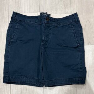Abercrombie & Fitch Men's Dark Blue Shorts,size 28